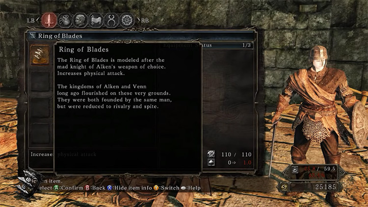 Ring of Blades in Dark Souls 2