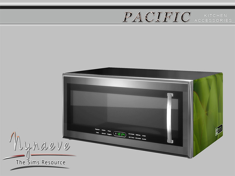 Pacific Heights Microwave / Sims 4 CC