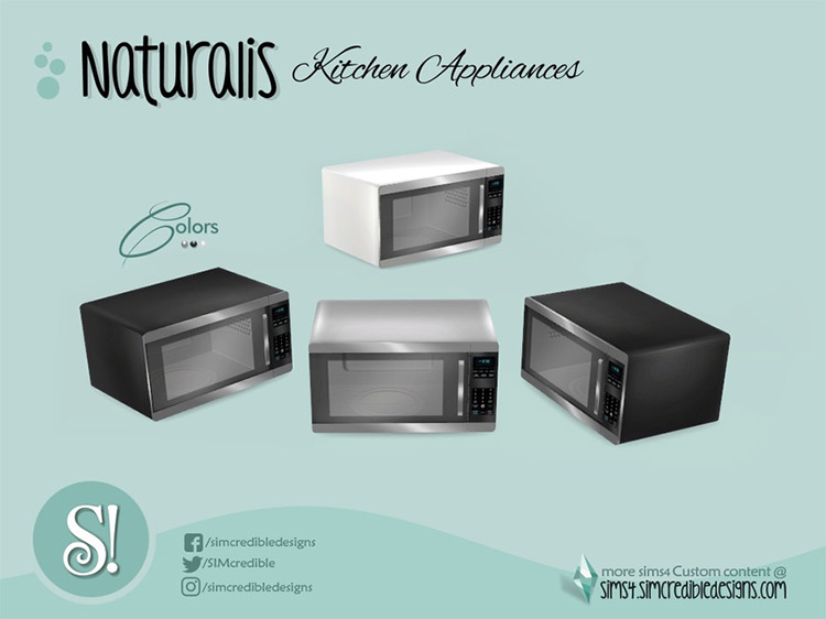 Naturalis Microwave for The Sims 4