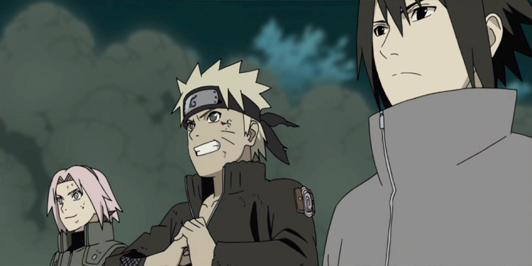 Naruto, Sakura and Sasuke from Naruto