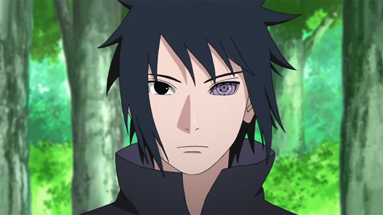 Uchiha Sasuke from Naruto Anime (closeup)