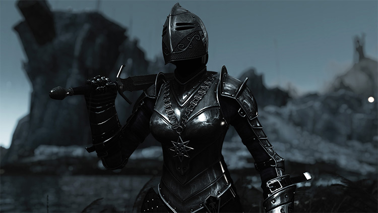 Dark Knight Armor mod for Skyrim
