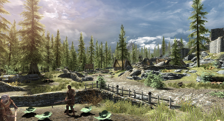 The Great Forest of Whiterun Hold mod for Skyrim