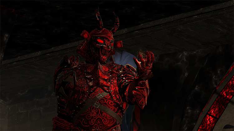 The Crimson Samurai Skyrim mod