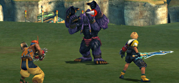 Kottos battle close-up screenshot (FFX HD)