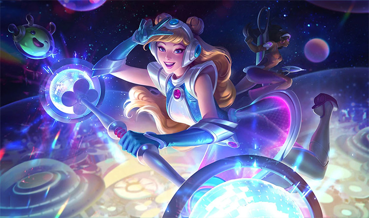Space Groove Lux Skin Splash Image from League of Legends