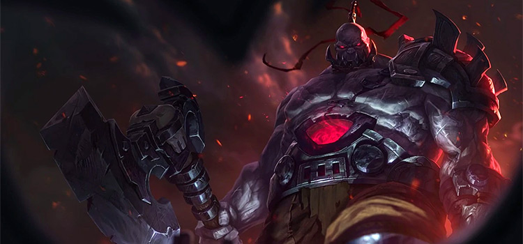 Base Sion Splash Art for League of Legends