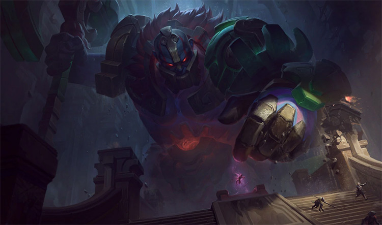 Worldbreaker Sion Skin Splash Image from League of Legends