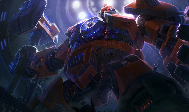 Mecha Zero Sion Skin Splash Image from League of Legends