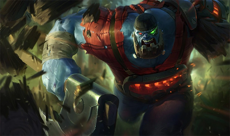 Lumberjack Sion Skin Splash Image from League of Legends