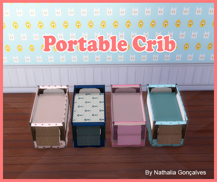 Portable Crib Maxis-Match / Sims 4 CC
