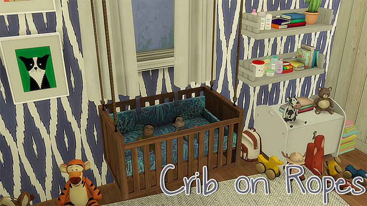 Maxis Match Baby Crib CC For The Sims 4 (All Free) – All Sims CC