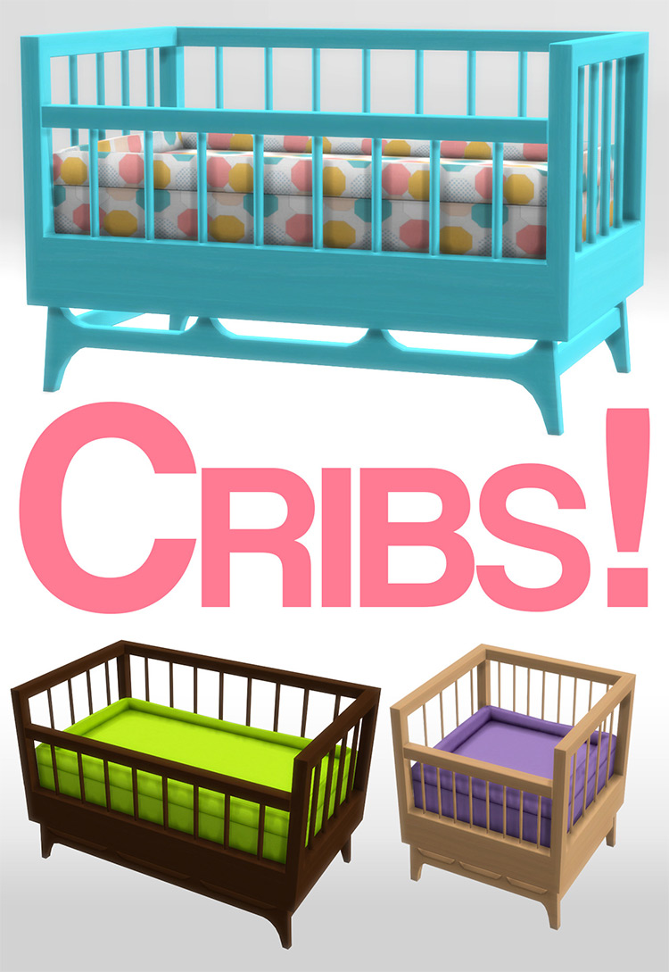 Cribs! (CC Set) for The Sims 4