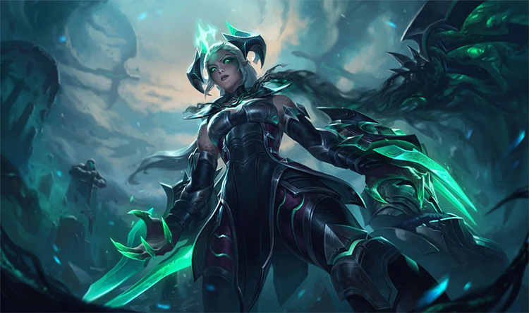 Ruined Shyvana Skin Splash Image from League of Legends
