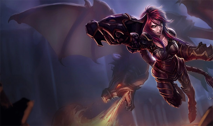 Ironscale Shyvana Skin Splash Image from League of Legends