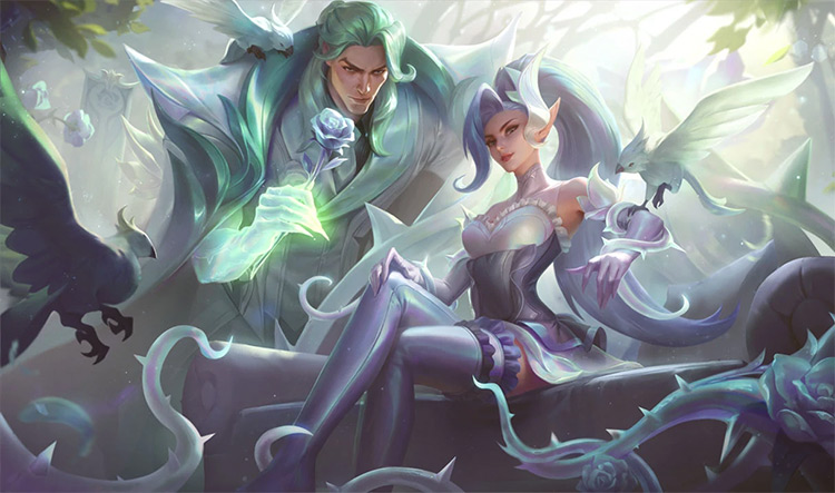 Crystal Rose Zyra Skin Splash Image from League of Legends