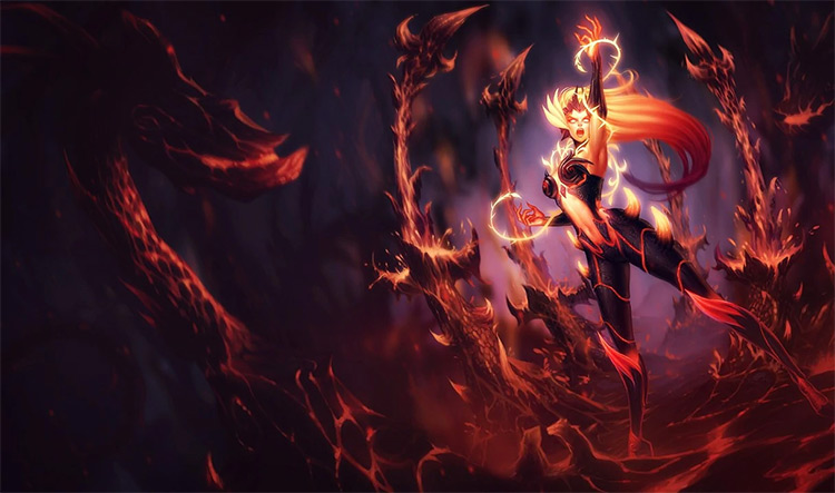 Wildfire Zyra Skin Splash Image from League of Legends