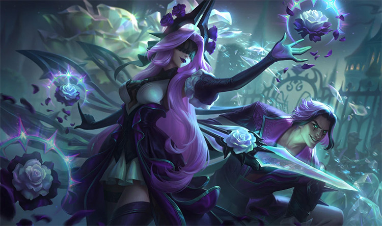 Withered Rose Talon Skin Splash Image from League of Legends