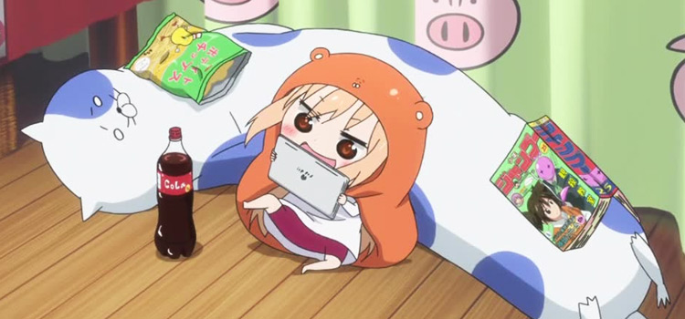 Umaru Doma with game / Himouto! Umaru-chan Anime