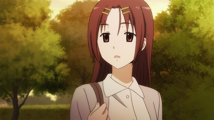 Megumi Chihaya Servant x Service anime screenshot