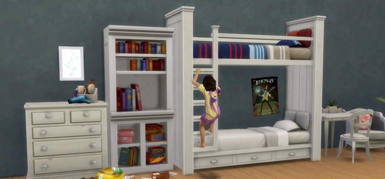 Sims 4 Maxis Match Bunk Beds All Free, How To Build Cool Bunk Beds Sims 4
