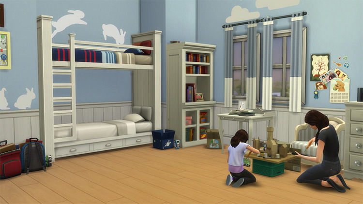 Parenthood Bunk Beds (Maxis-Match) Sims 4 CC
