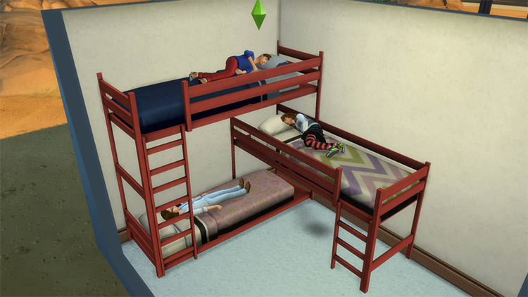 Sims 4 Maxis Match Bunk Beds  All Free    FandomSpot - 67