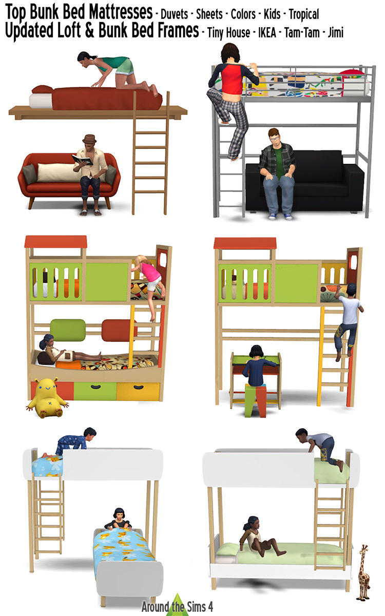 Sims 4 Maxis Match Bunk Beds  All Free    FandomSpot - 70