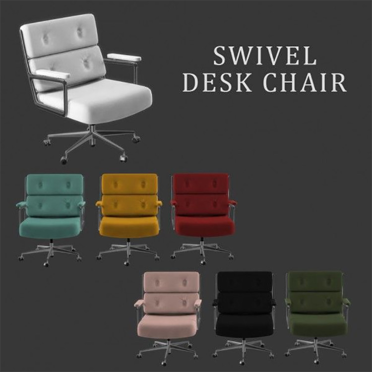 Sims 4 CC Best Office Chairs & Desk Chairs FandomSpot