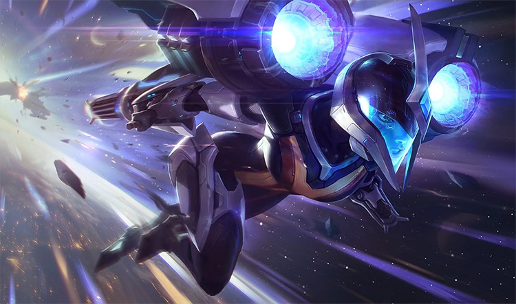 Bullet Angel Kai’Sa Skin Splash Image from League of Legends