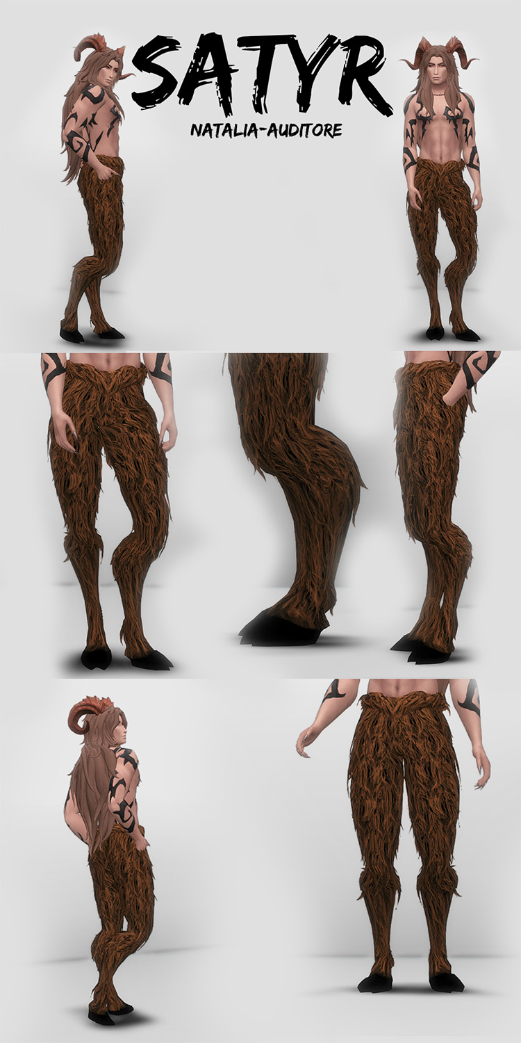 Satyr legs cosplay