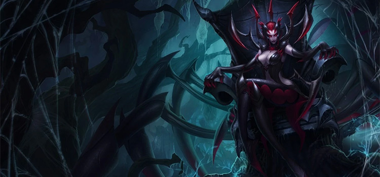 Elise Base Skin Splash Art in LoL