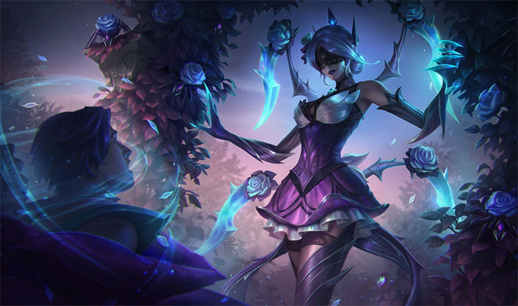 Withered Rose Elise Skin Splash Image from League of Legends