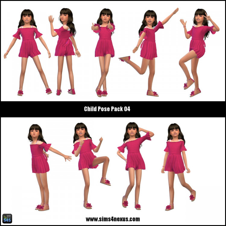 Child CAS Poses #04 by SamanthaGump for Sims 4