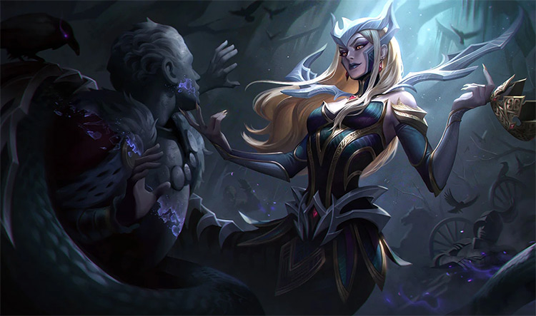 Coven Cassiopeia Skin Splash Image from League of Legends