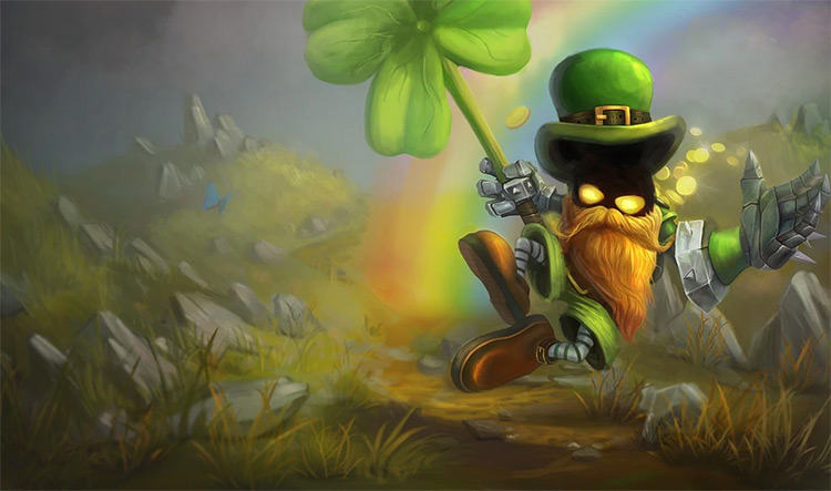 Leprechaun Veigar Skin Splash Image from League of Legends