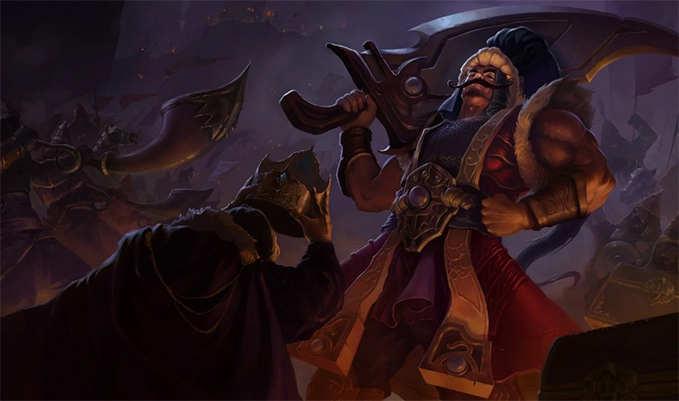Sultan Tryndamere Skin Splash Image from League of Legends