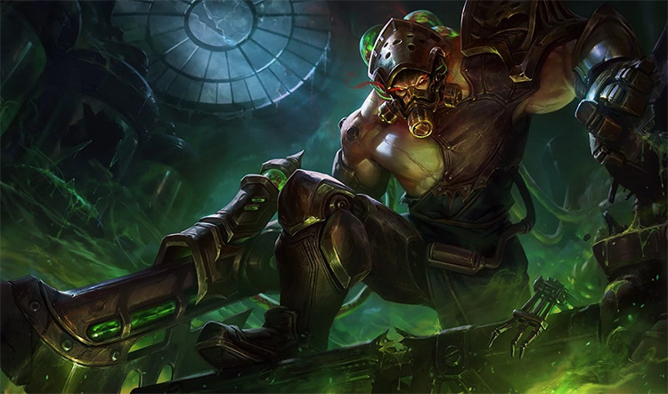 Chemtech Tryndamere Skin Splash Image from League of Legends