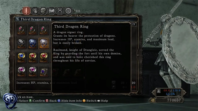 Third Dragon Ring in Dark Souls 2