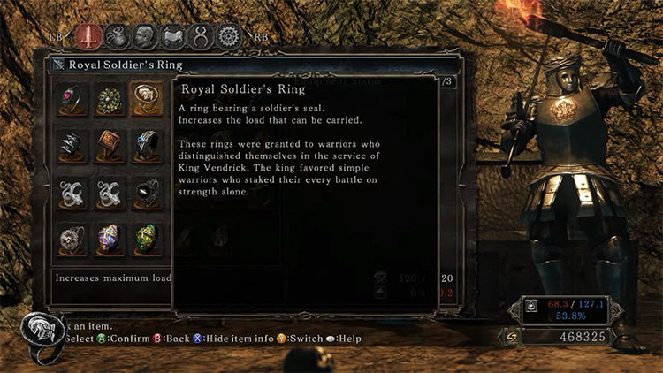 Royal Soldier’s Ring in Dark Souls 2