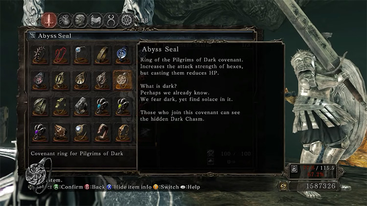 Abyss Seal in Dark Souls 2