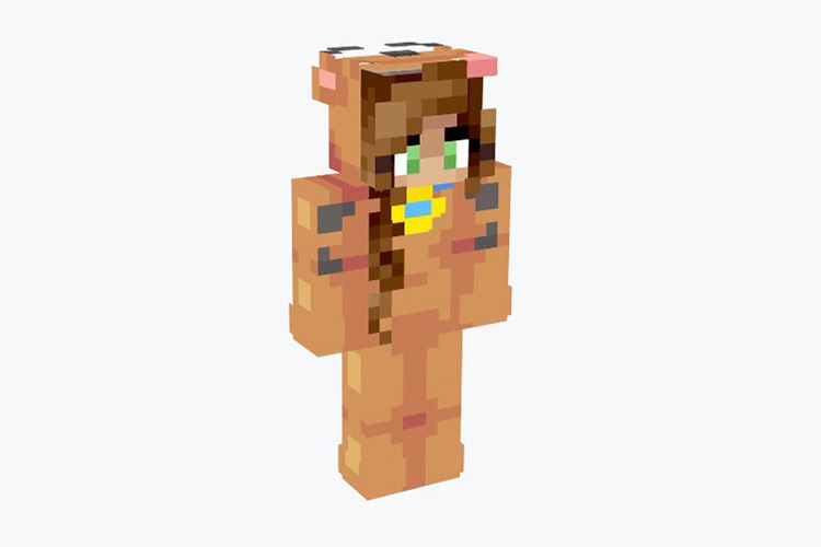 Scooby-Doo Onesie (Girl) Minecraft Skin