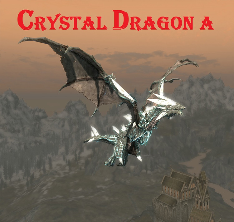 Fully Flying Dragons Skyrim mod
