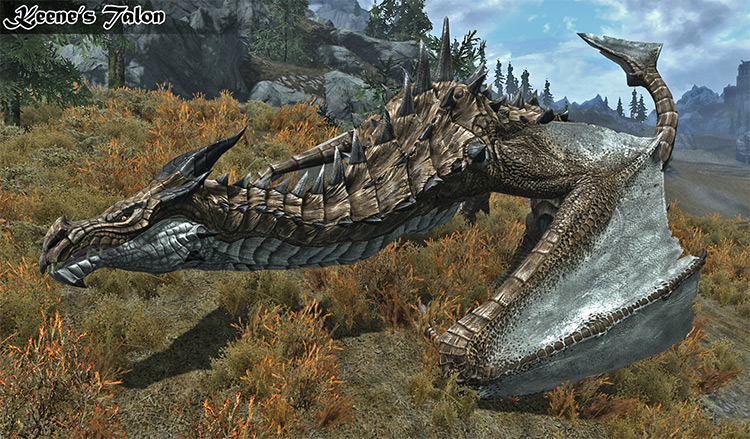 Bellyache's New Dragon Species mod for Skyrim