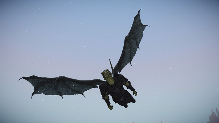 Animated Wings Ultimate mod for Skyrim