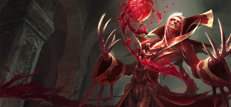 Base Vladimir Skin Splash Art in LoL