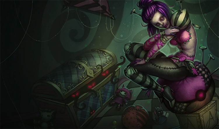 Sewn Chaos Orianna Skin Splash Image from League of Legends