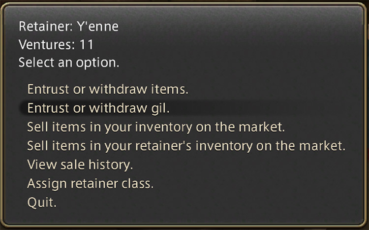 FFXIV  Why Would You Give Gil To Your Retainer    FandomSpot - 48