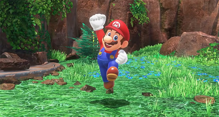 Mario in Super Mario Odyssey screenshot