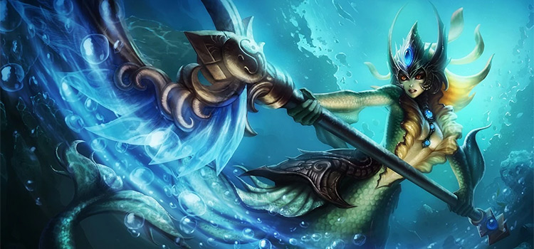 Base Nami skin splash art (League of Legends)